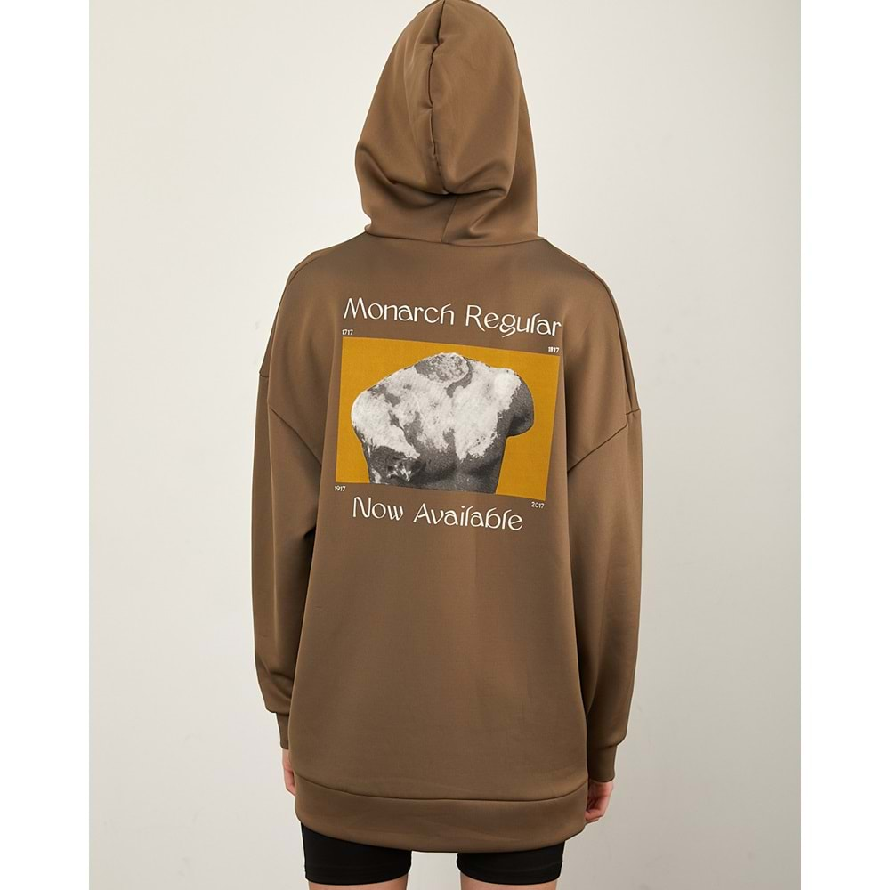 Monarch Scuba Kumaş Sweatshirt - Haki - S