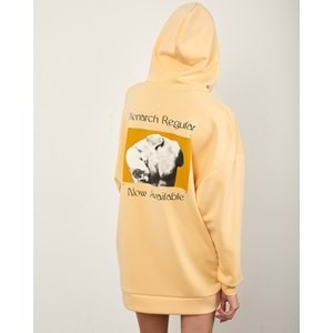 Monarch Scuba Kumaş Sweatshirt - Sarı - S